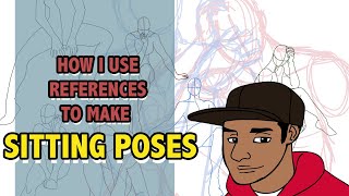 Using references for sitting poses arttips digitalart artreferences