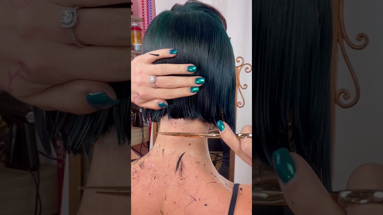 Straight Cut On Myself Diy Haircut Athome Bobcut