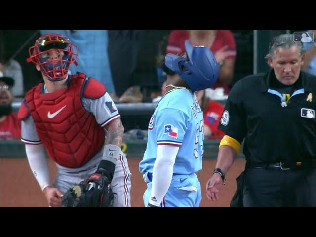 Adolis García hits walk-off 449-foot homer vs. Nationals