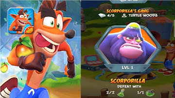 Crash Bandicoot Mobile - Gameplay - Scorporillas
