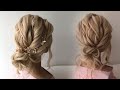 How to make a low bun based on 25 mm curls?  Hairstyle tutorials