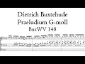 Buxtehude  praeludium gmoll  g minor buxwv 148  metzler organ poblet hauptwerk