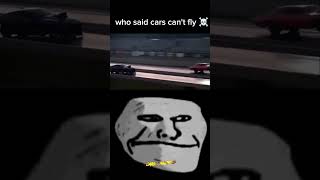 Who Said Cars Can't Fly ☠️ | Troll Face Meme 🗿 | #Shorts