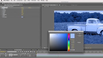 After Effects CS5: Black & White Adjustment