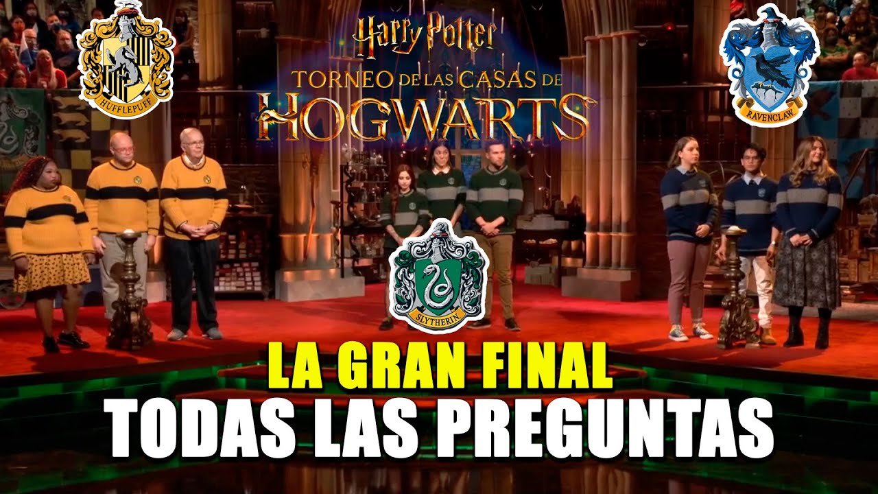 Torneo de las Casas de HOGWARTS – La GRAN FINAL -TODAS las PREGUNTAS!!! HARRY  POTTER - YouTube