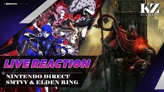 Reactions to the Nintendo Direct, SMTV: Venegeance and the Elden Ring DLC | KZXcellent Livestream