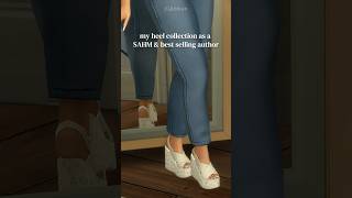 Shoes for a SAHM & best-selling author 📖 #gaming #sims4 #sims4cc #sims4gameplay #heels