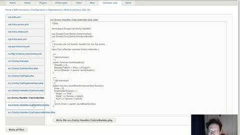 Module Builder -  custom entity type demo