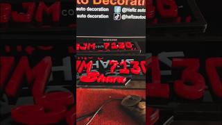 leasar cutting numbar plate #bikedecoration #bikelover #shortsfeed #viral #rpstickers