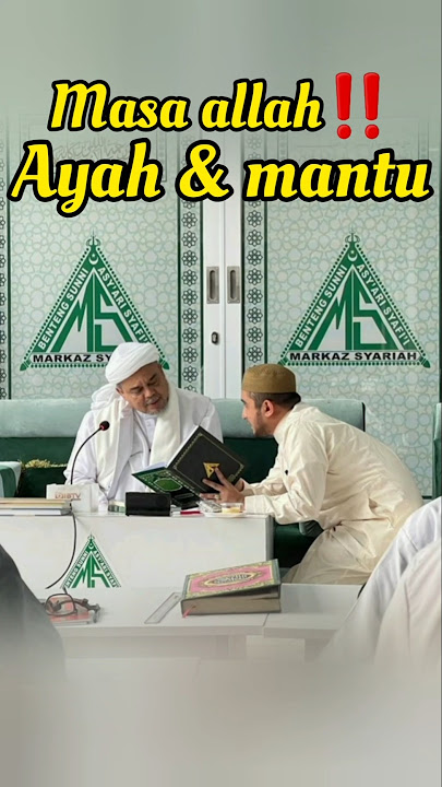 MASA ALLAH ‼ HABIB RIZIEQ & HABIB HANIF ADEM 🔥 #habibrizieq