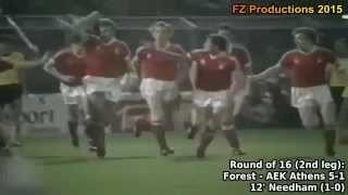 1978-1979 European Cup: Nottingham Forest FC All Goals (Road to Victory)