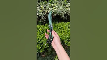 Cs2 Doppler Butterfly Knife IRL #unboxing  #cs2 #csgo #csgomoments #csgoclips