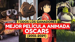 OSCARS: GANADORES A MEJOR PELÍCULA ANIMADA (2002-2024)