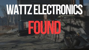 Fallout 4: Navigate Quickly to Wattz Consumer Electronics