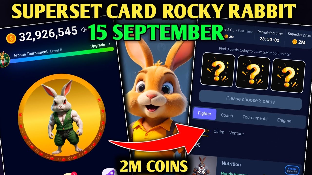 15 SEPTEMBER SUPERSET ROCKY RABBIT | ROCKY RABBIT SUPERSET TODAY ...