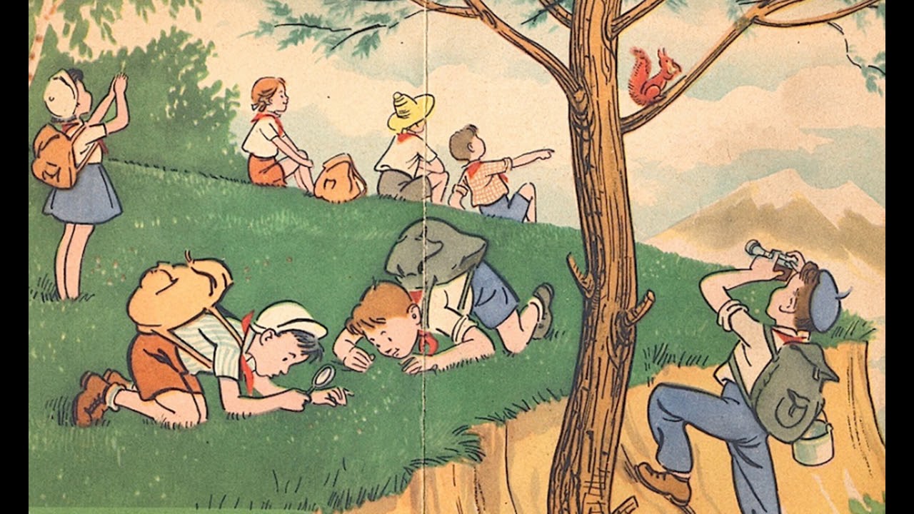 Пионерский лагерь рисунок карандашом