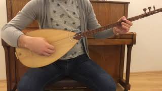 Akşam Olur Karanlığa Kalırsın Solfej - Kısa Sap Bağlama (Bağlama Dersi) (Notalar Altyazıda.)