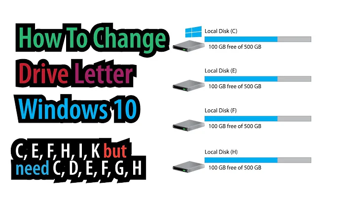 How to change drive letter windows 10