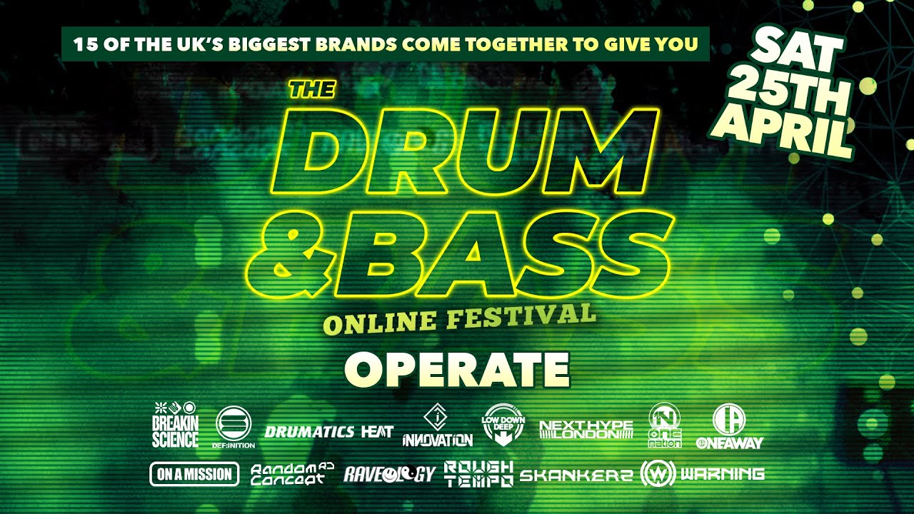 The Drum & Bass Online Festival (April 2020) Set 23 Operate YouTube
