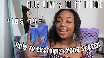 HOW TO CUSTOMIZE YOUR IOS 14 HOME SCREEN (HOW TO USE WIDGETSMITH)