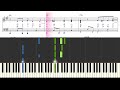 【Piano】The Girl Who Leapt Through Time時をかける少女（原田知世Harada Tomoyo）
