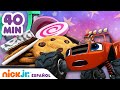 Blaze y los monster machines  40 minutos de rescates de comida  nick jr en espaol