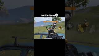 1V4 Car Spray wait for end💀