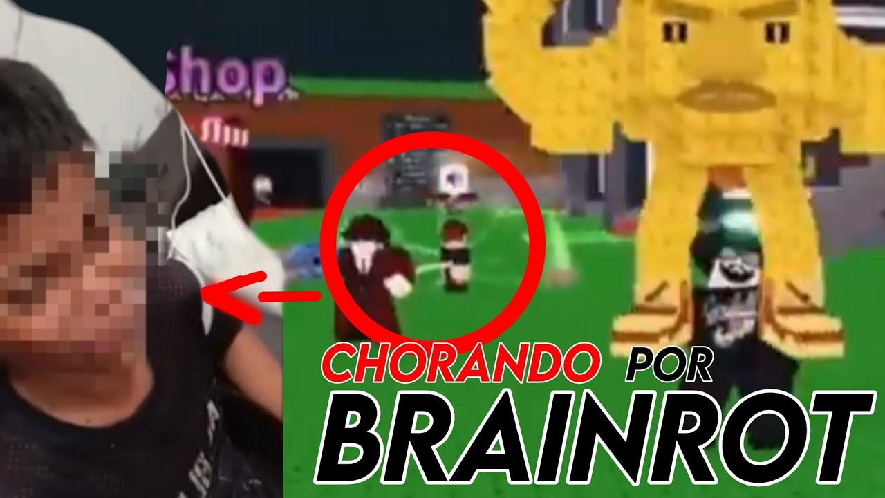 Crianças chorando por Brainrot do Roblox ;--;