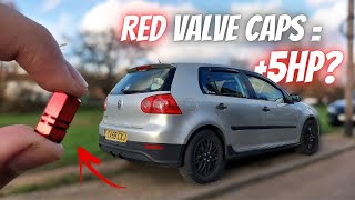 VOLKSWAGEN GOLF GETS RED VALVE CAPS! *10HP EXTRA*  [EP11]