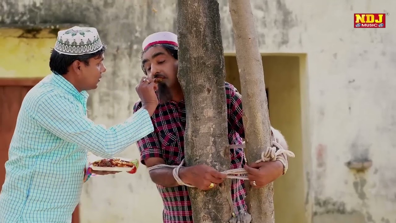 शेखचिल्ली के दोस्त ने खिलाया शेखचिल्ली को खाना - शेखचिल्ली की दोस्ती फिल्म -शेखचिल्ली की कॉमेडी