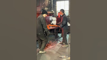 Inside the forging factory Fire-Red Steel Shaped by Skill #process #forging #industrial #blacksmith