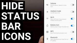Samsung Galaxy One UI | Hiding Status Bar Icons with the QuickStar Good Lock Module