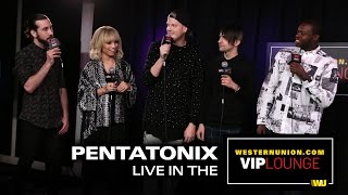 Pentatonix talks about touring, how the group got together and winning their first grammy.