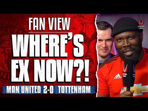 WHERE'S EXPRESSIONS NOW?! | Man United 2-0 Tottenham | Fan View (KG)