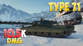 Type 71 - 5 Kills 10.5K DMG - Sweat! - World Of Tanks