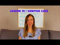 Russian lesson 14 / Genitive case