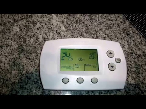 HOW TO Change ADVANCED SETTINGS For HoneyWell Thermostat (TH6000 series)