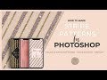 Photoshop Pattern | Easy Stripe Patterns & Styling