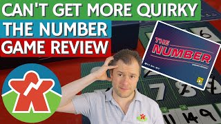 The Number  Board Game Review  Can't Get More Quirky Than This