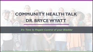 Axonics Center of Excellence for Overactive Bladder and Urinary Incontinence with Dr. Bryce Wyatt