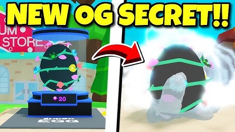 I Hatched NEW A OG SECRET IN Bubble Gum Simulator INFINITY