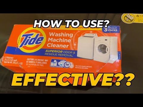 TIDE WASHING MACHINE CLEANER EFFECTIVE HOW TO USE 