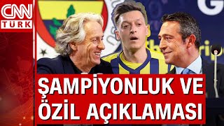 Jorge Jesustan Imza Töreninde Mesut Özil Ve Şampiyonluk Açıklaması