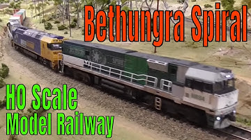 BETHUNGRA SPIRAL Model Railway @kartwheelkarl #hoscale #modelrailroad #modeltrains #modelrailway