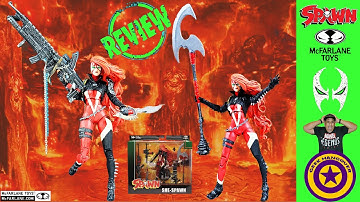 Mcfarlane Toys She-Spawn Deluxe Action Figure Unboxing and Review