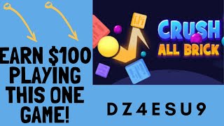 Crush All Brick - Shooting Balls⚾ gaming PayPal Money💸 app Or Google Gift Cards💳app. screenshot 2