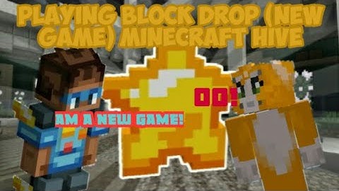 PLAYING BLOCK DROP (NEW GAME) Minecraft Hive