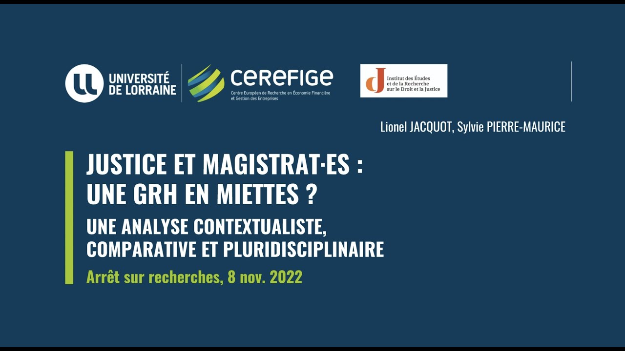 Le rôle des chefs de juridiction dans la gestion des ressources humaines des magistrats