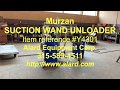 Murzan ab72 suction wand diaphragm pump unloader y4301