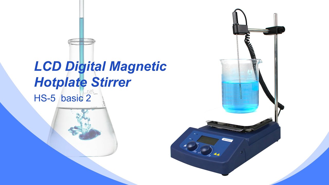 LAB1ST LCD Digital Magnetic Hotplate Stirrer [HS-5  basic 2]